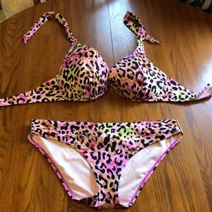 Pink Cheetah Bikini